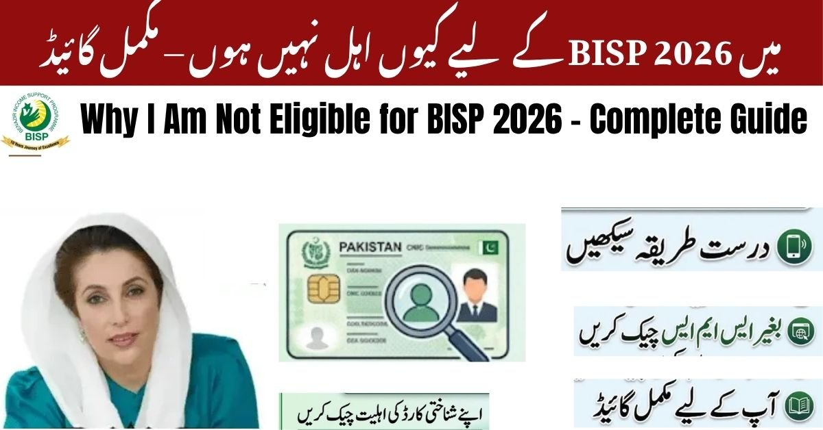 Why I Am Not Eligible for BISP 2026